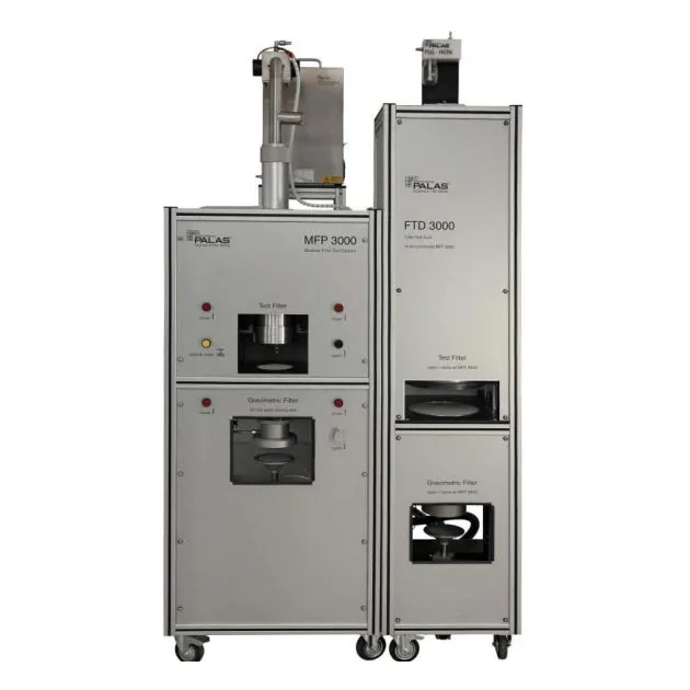 PALAS MFP3000 फिल्टर प्रदर्शन परीक्षण बेन्च